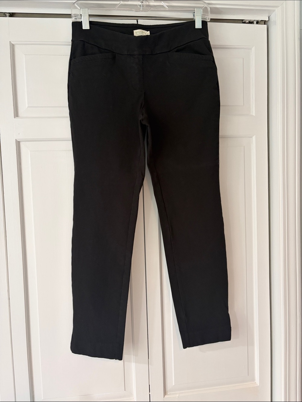 Classic Black Maren Pull-on Spartina Pants, Size Small. Gently worn